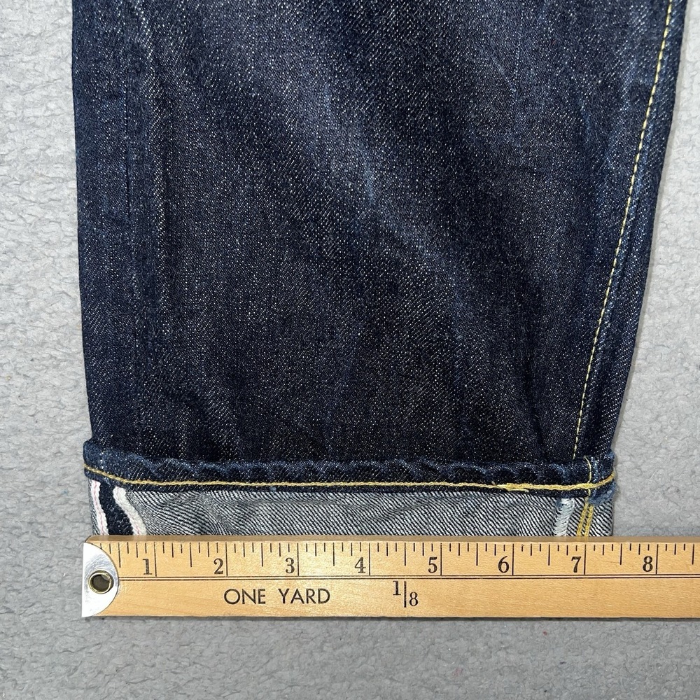 Real Joe McCoy 906 Selvedge Denim Jeans 31 x 36 (31 x 30) Indigo Made in Japan - Picture 15 of 16
